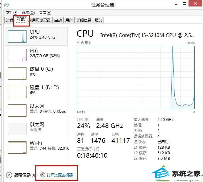 win10系统系统软件问题导致硬盘占用率100%的解决方法